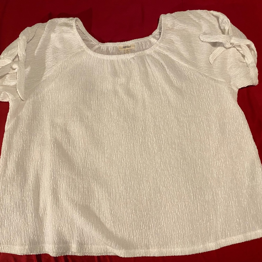 Simple Ribbed Drape Top